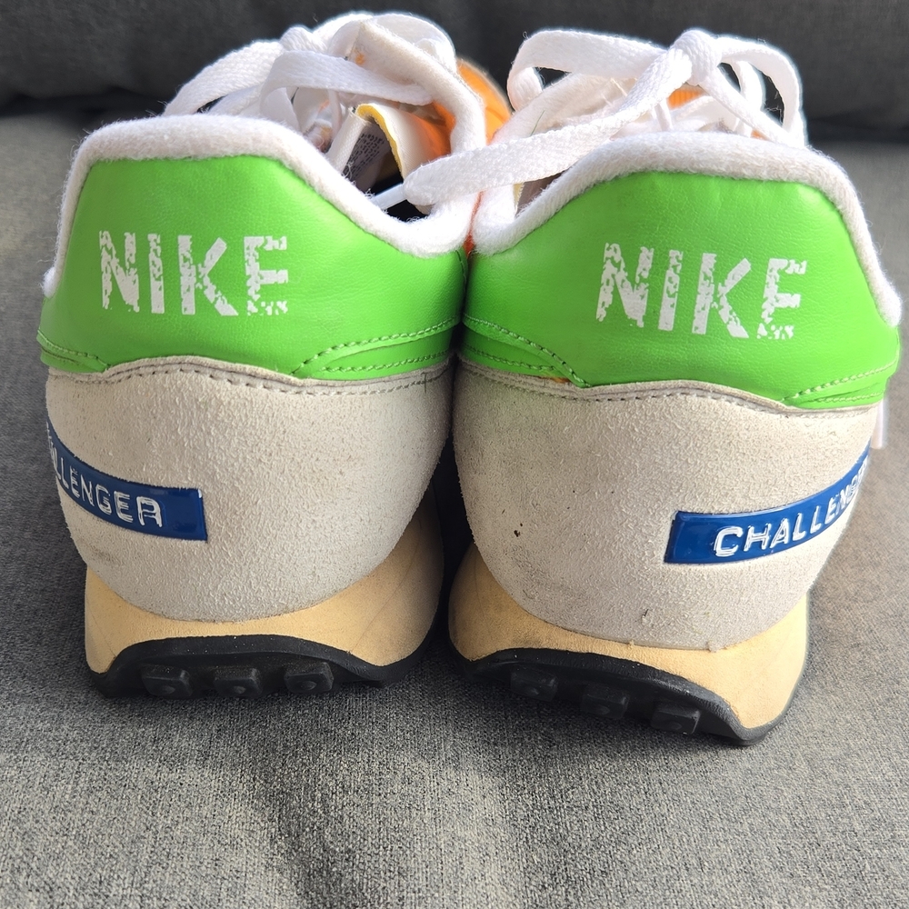 Nike Orange and Green Sneakers - Picture 4 of 9